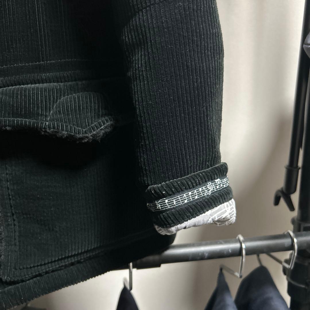 【美品】エヌバイナンバーナイン　コーデュロイジャケット　黒　サイズ3