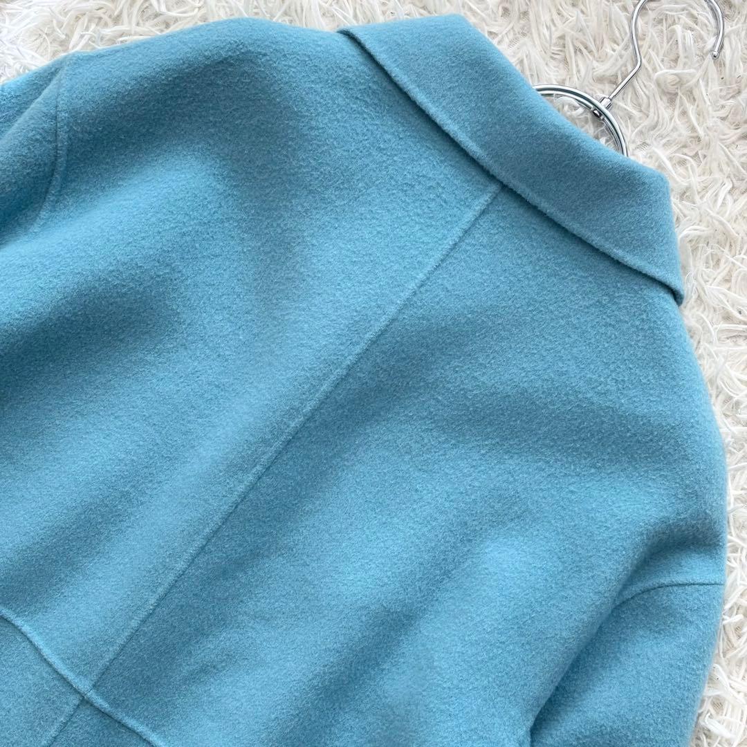 ✨美品✨ ドゥクラッセ 近年モデル カシミヤ混ウールリバーコート ハンドメイド