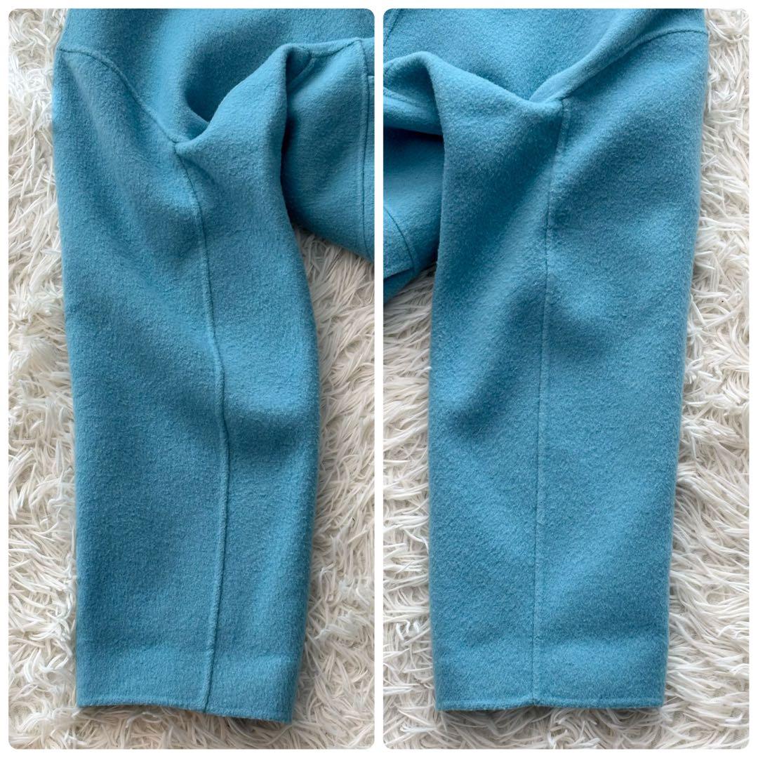 ✨美品✨ ドゥクラッセ 近年モデル カシミヤ混ウールリバーコート ハンドメイド