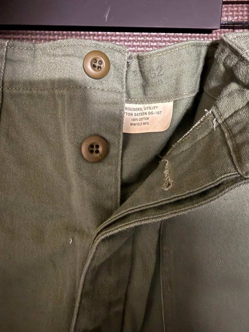 OG-107 ベイカーパンツ ボタンフライ 60ＳWINFIELD MFG.