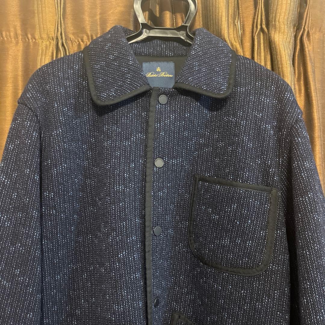 ブルックスブラザーズ　ビーチクロス　ショートジャケット　S 紺