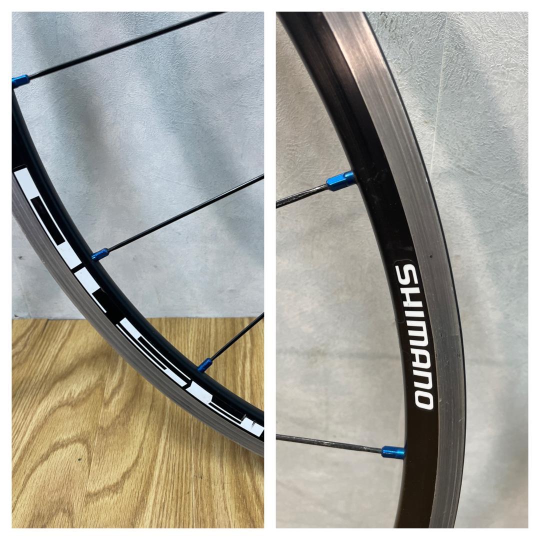 Y♢859 シマノ　ホイール前後輪セット WH-RS10　スプロケット付き