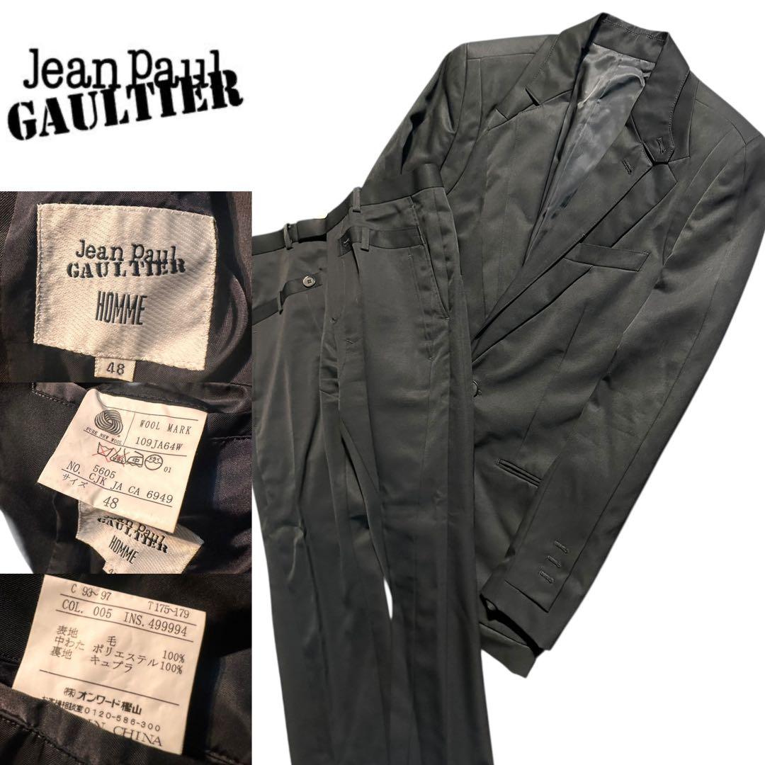 希少 アーカイブ ジャンポールゴルチエ 再構築 変形 1Bシングルスーツ 48