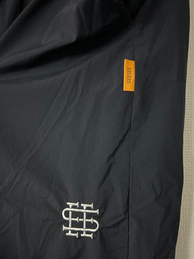 SEE SEE WIDE SPORTY PANTS 24AW ネイビーM