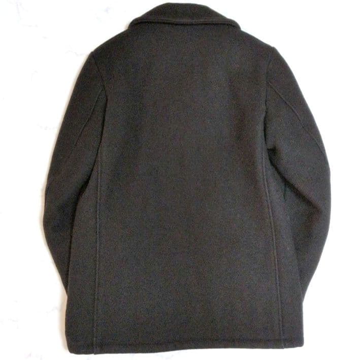 ショット Pコート キルティング ウール ブラック サイズ18 М相当 USA製