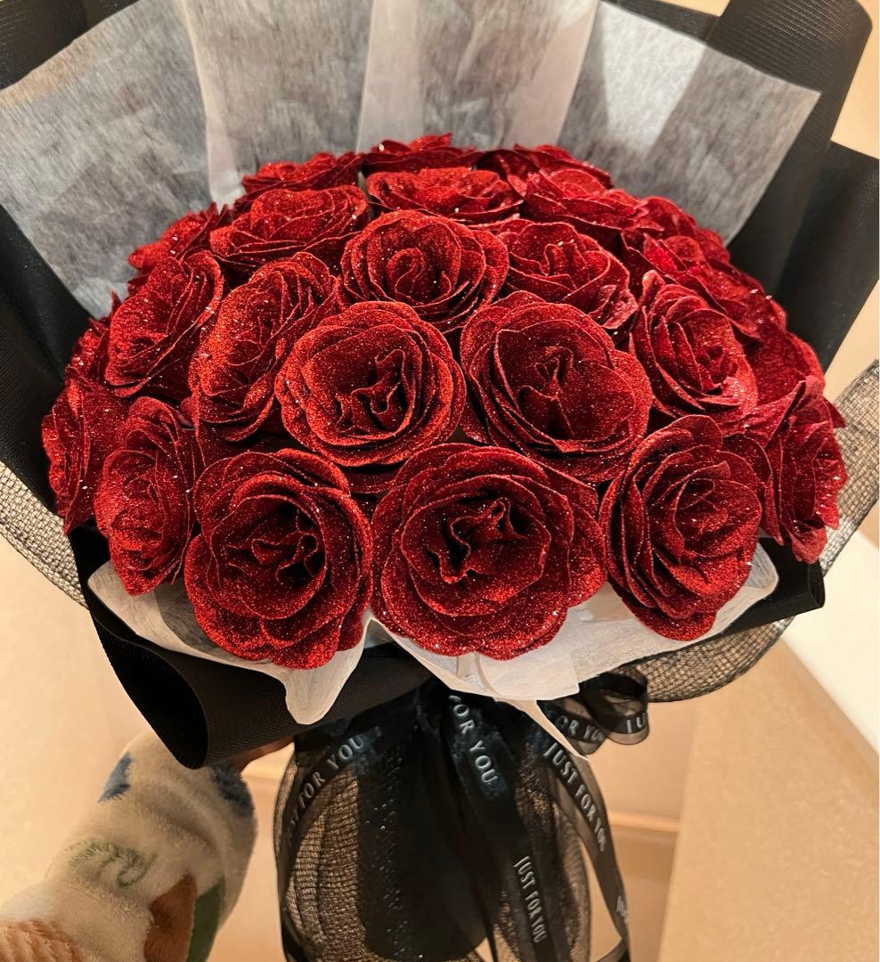 ソープフラワー薔薇 お誕生日 ・記念日 プレゼント 花束　x2