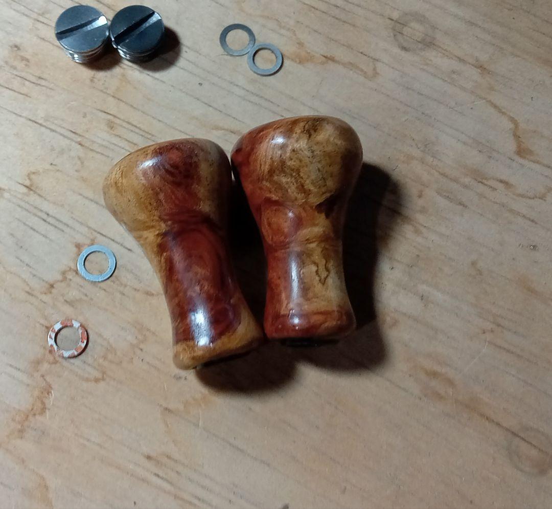 花梨ノブ　ハンドルノブ　リールノブ　フィネス　ラウンド　シマノ　ダイワ　NS