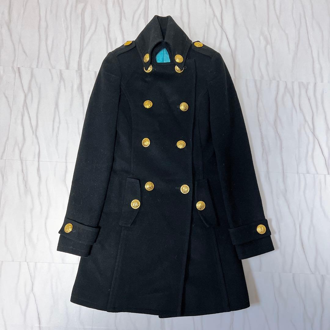 《希少》SLY ベビドンコート 安室奈美恵 ロングコート ミドル丈 黒 Sサイズ