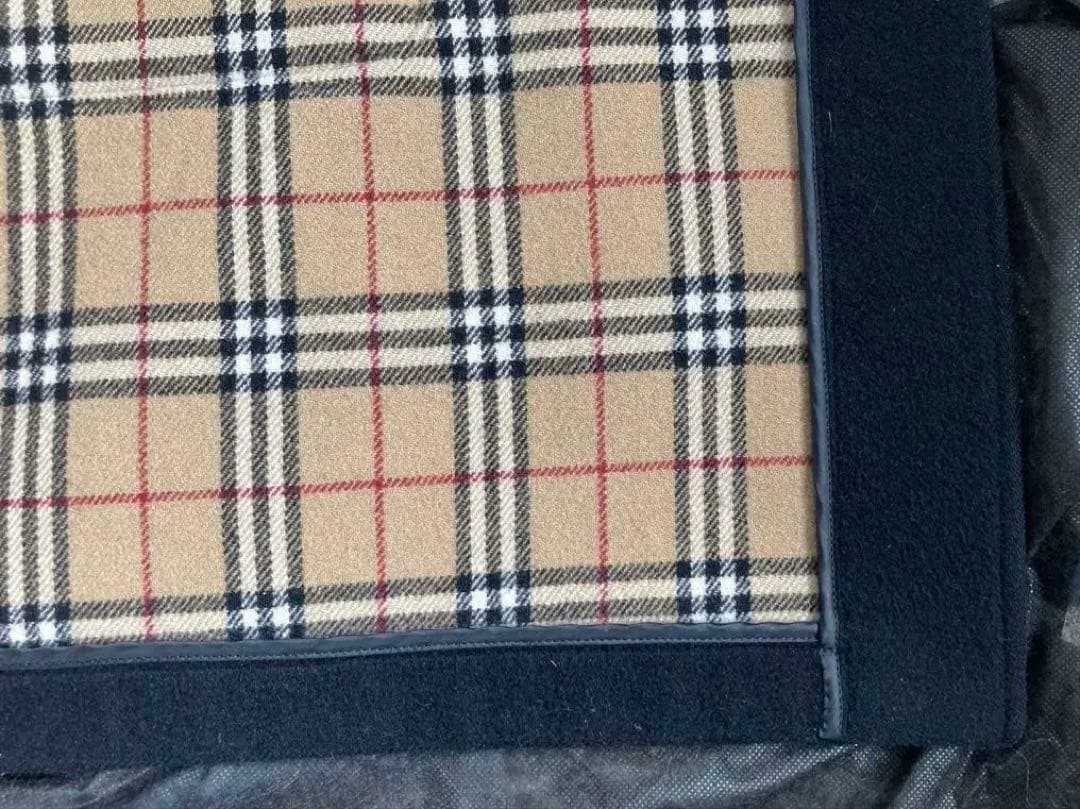 バーバリーブラックレーベル　ダッフルコート 黒色　サイズL