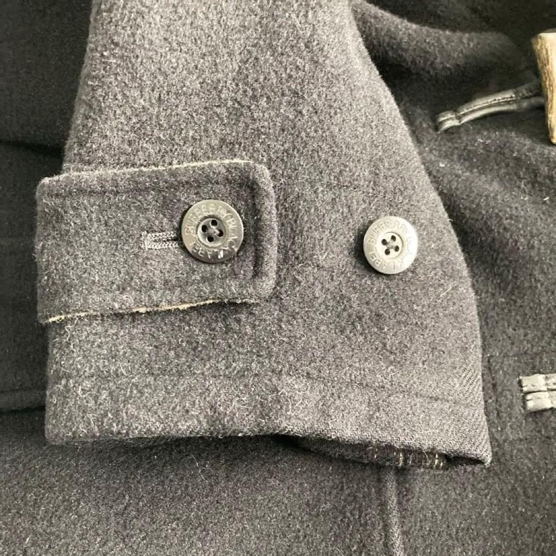 バーバリーブラックレーベル　ダッフルコート 黒色　サイズL