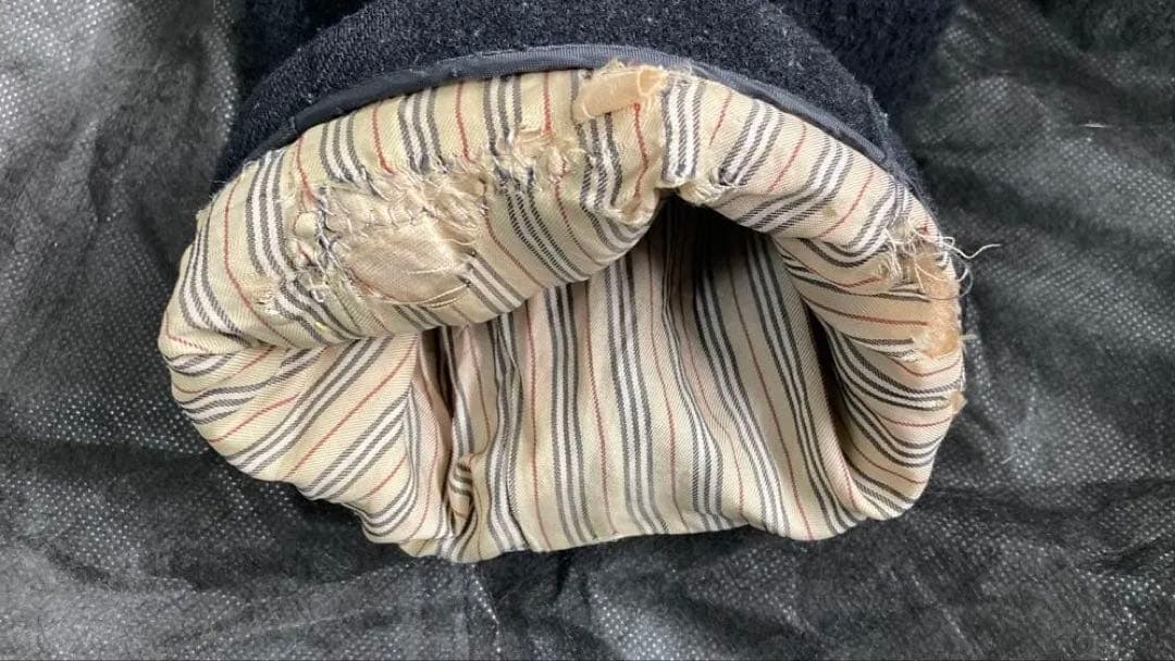 バーバリーブラックレーベル　ダッフルコート 黒色　サイズL