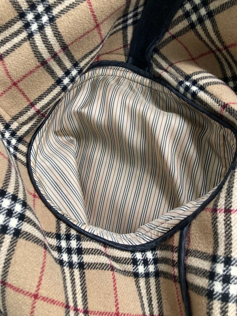 バーバリーブラックレーベル　ダッフルコート 黒色　サイズL