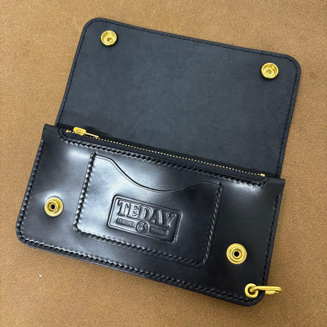 コードバン　トラッカーウォレット　黒　3層