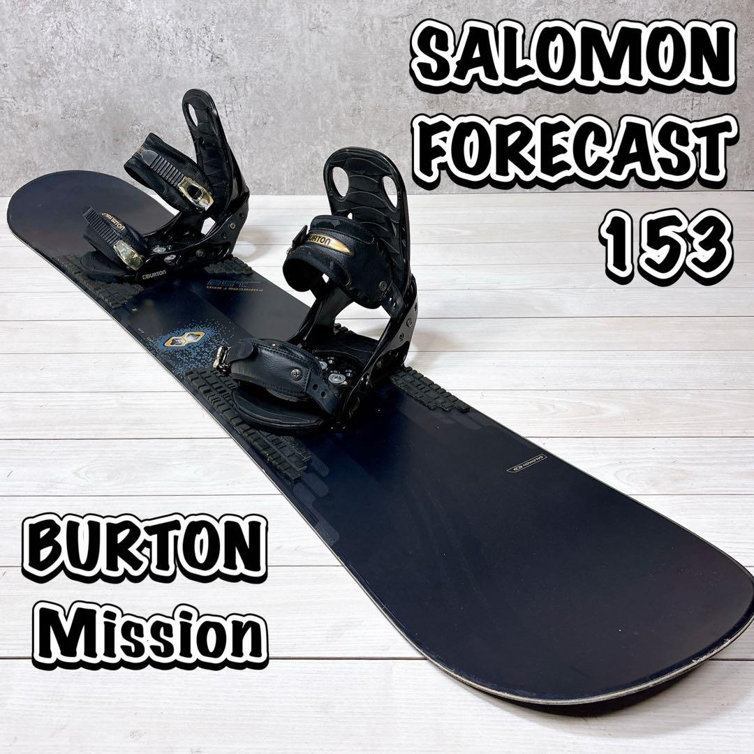 SALOMON FORECAST 153 × BURTON Mission