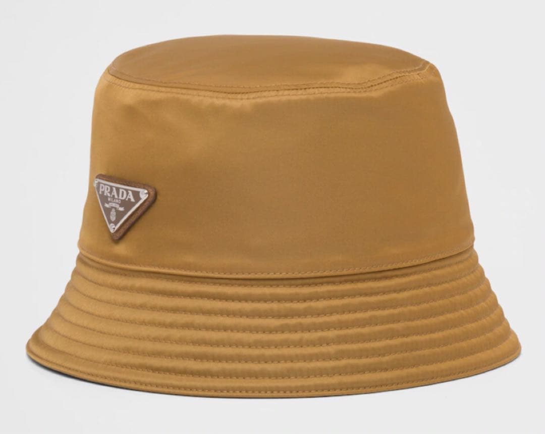 PRADA RE-NYLON BUCKET HAT BROWN “XLサイズ”