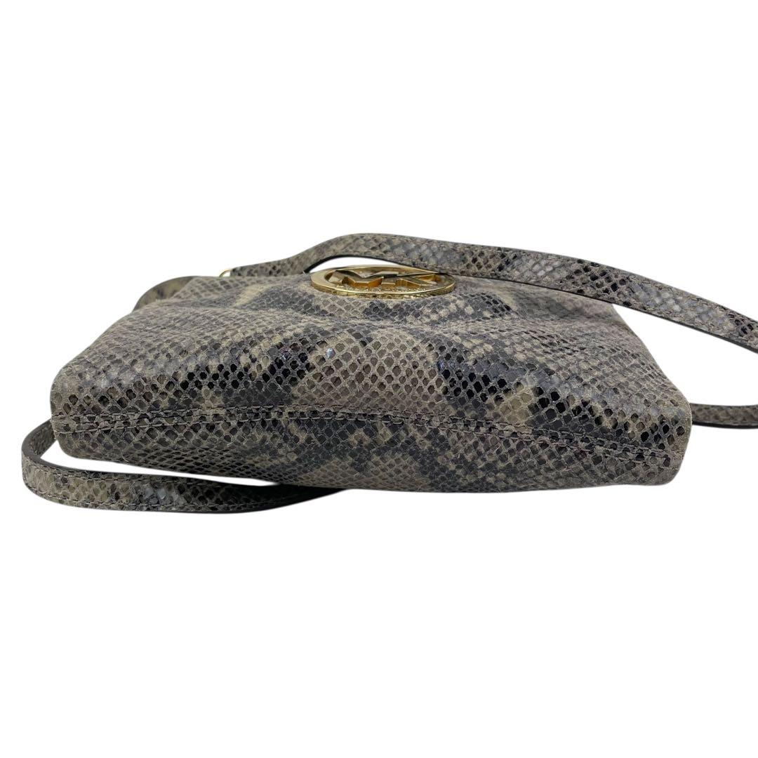✨極美品 マイケルコース MICHAEL KORS パイソン ショルダーバッグ