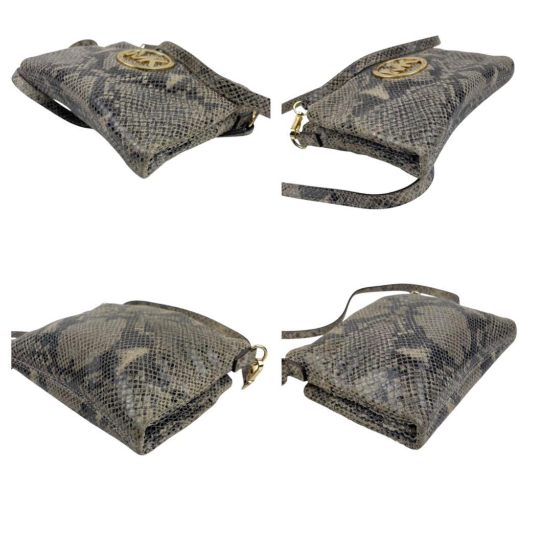 ✨極美品 マイケルコース MICHAEL KORS パイソン ショルダーバッグ