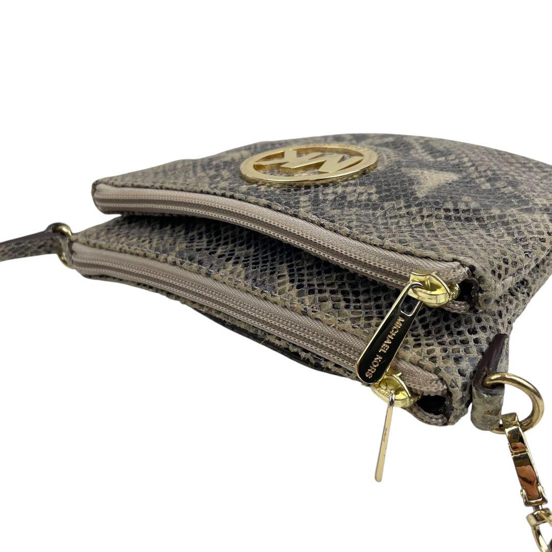 ✨極美品 マイケルコース MICHAEL KORS パイソン ショルダーバッグ