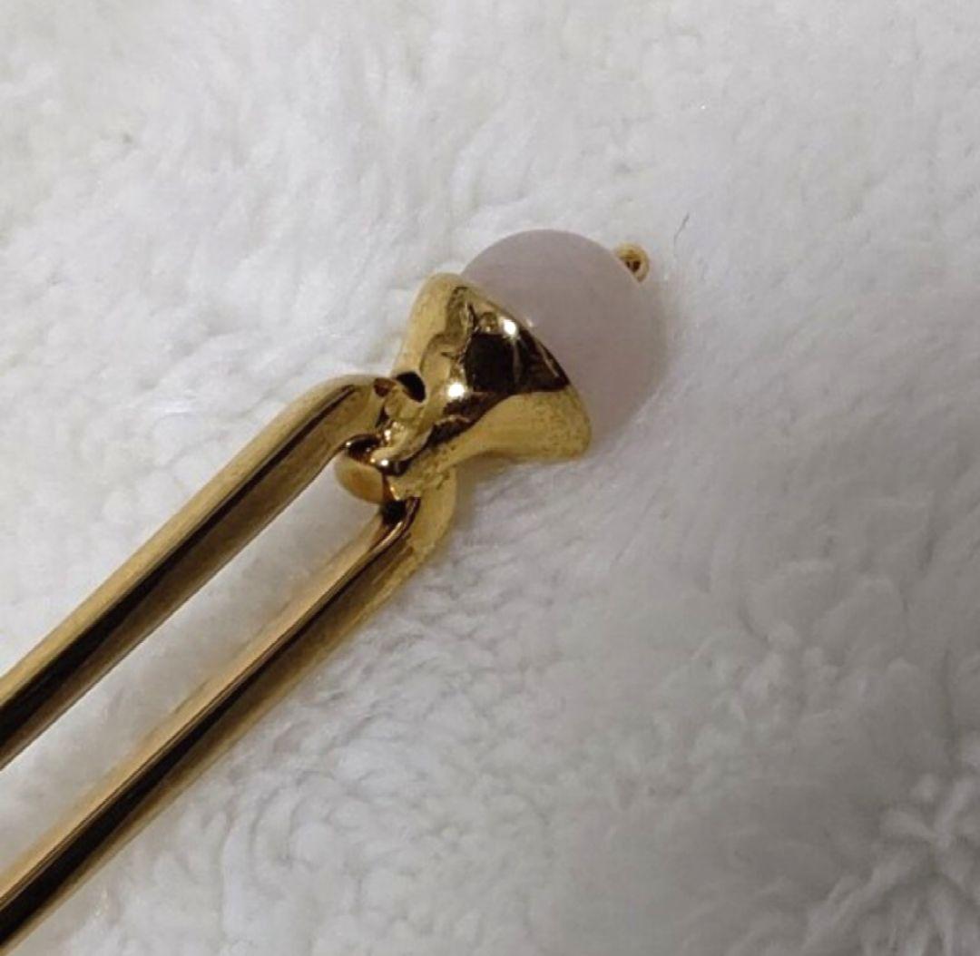 コレットマルーフ colette malouf ローズクォーツ ヘアピン