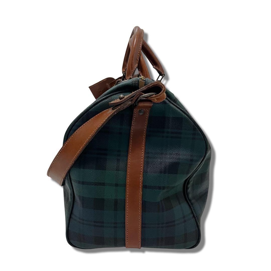 人気　ラルフローレン ブラックウォッチ　2way ボストンバッグ　特大