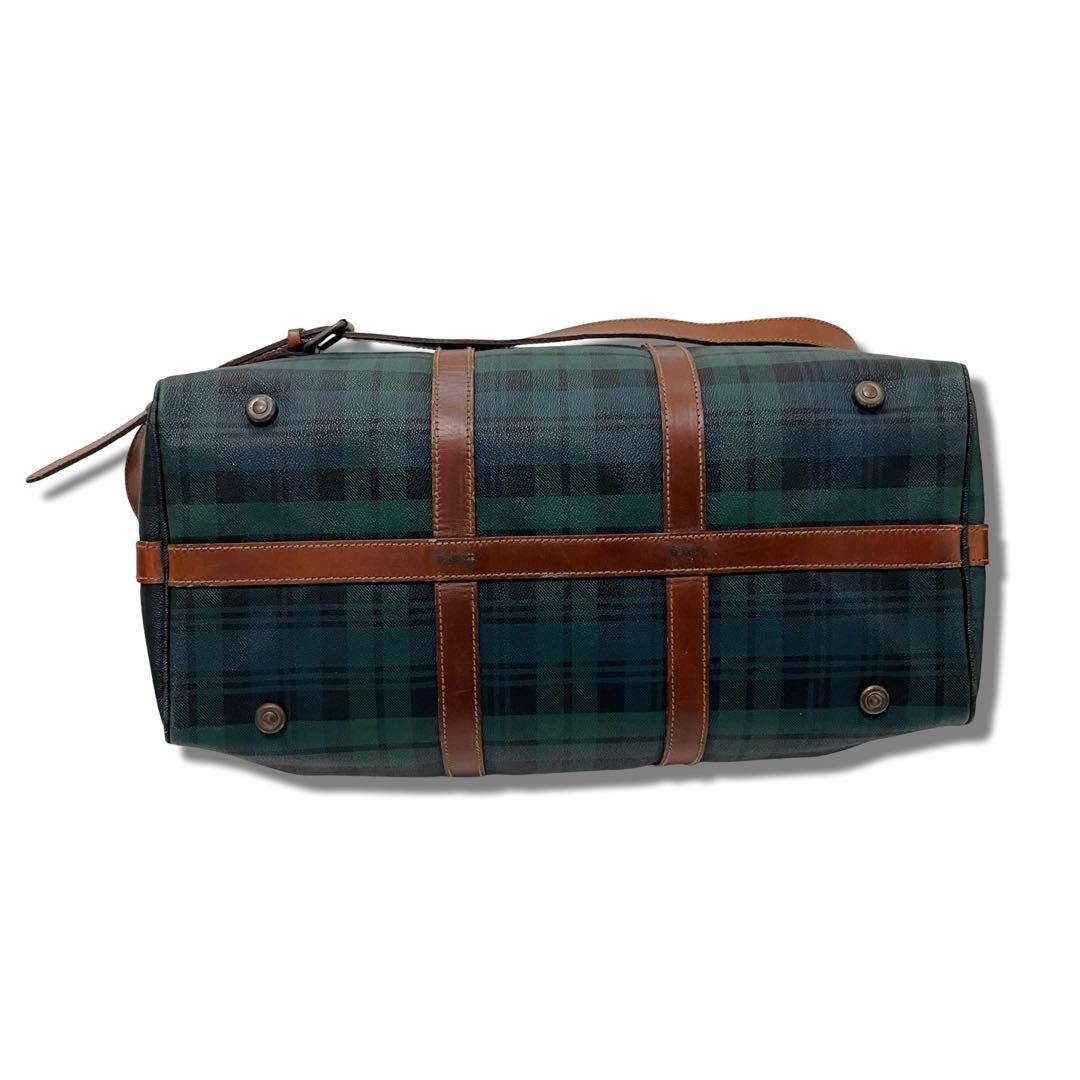 人気　ラルフローレン ブラックウォッチ　2way ボストンバッグ　特大