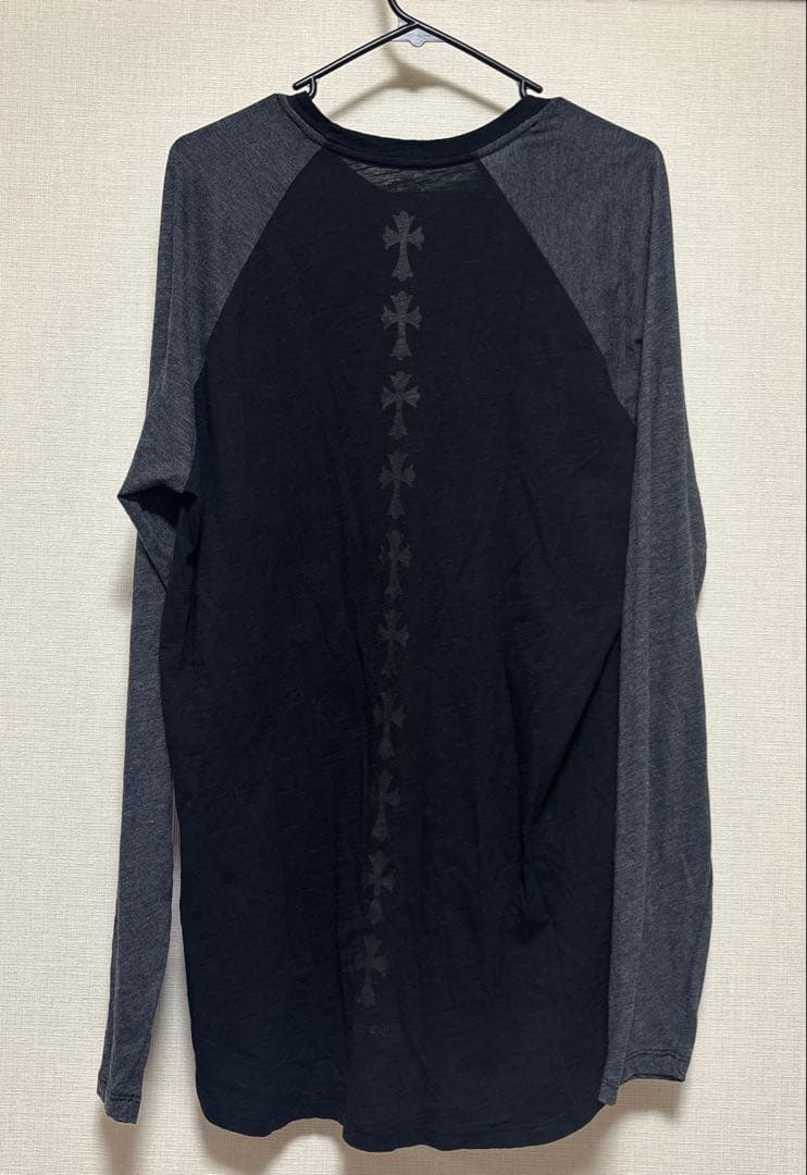 クロムハーツ　バックセメタリープリント　ロンT Lサイズ