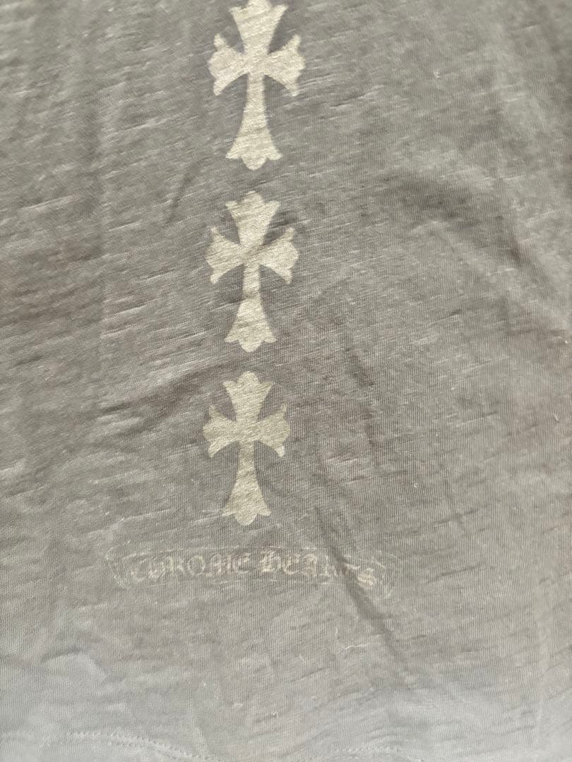 クロムハーツ　バックセメタリープリント　ロンT Lサイズ