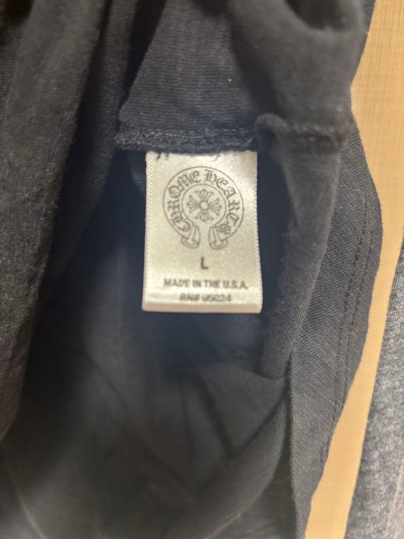 クロムハーツ　バックセメタリープリント　ロンT Lサイズ