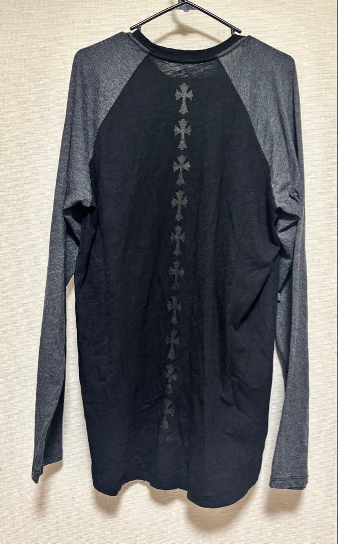 クロムハーツ　バックセメタリープリント　ロンT Lサイズ