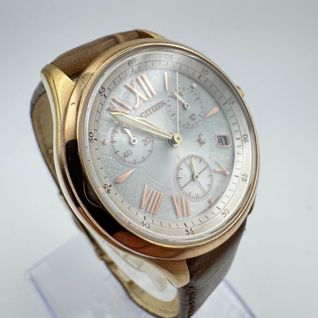 シチズン xC クロスシー レディース 腕時計 ソーラー ホワイト ゴールド