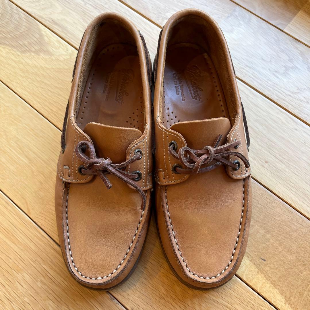 ヒ*ん様 【美品】paraboot パラブーツ BARTH レザー キャメル