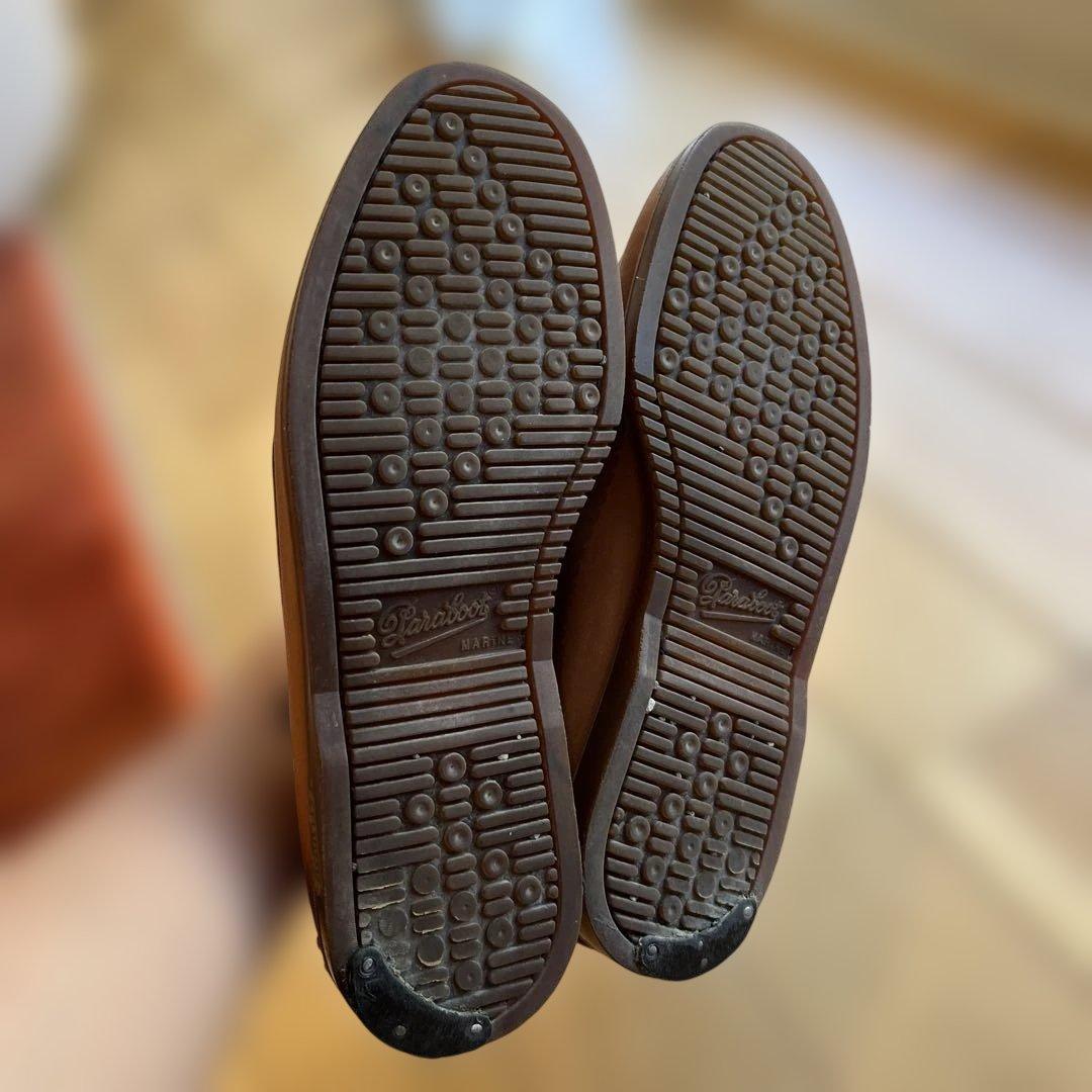 ヒ*ん様 【美品】paraboot パラブーツ BARTH レザー キャメル