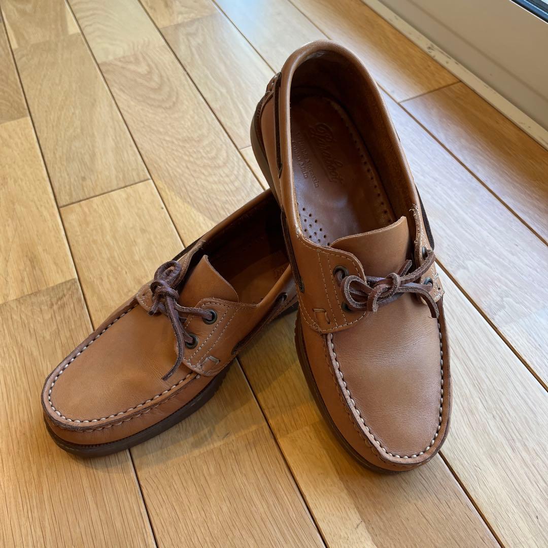 ヒ*ん様 【美品】paraboot パラブーツ BARTH レザー キャメル