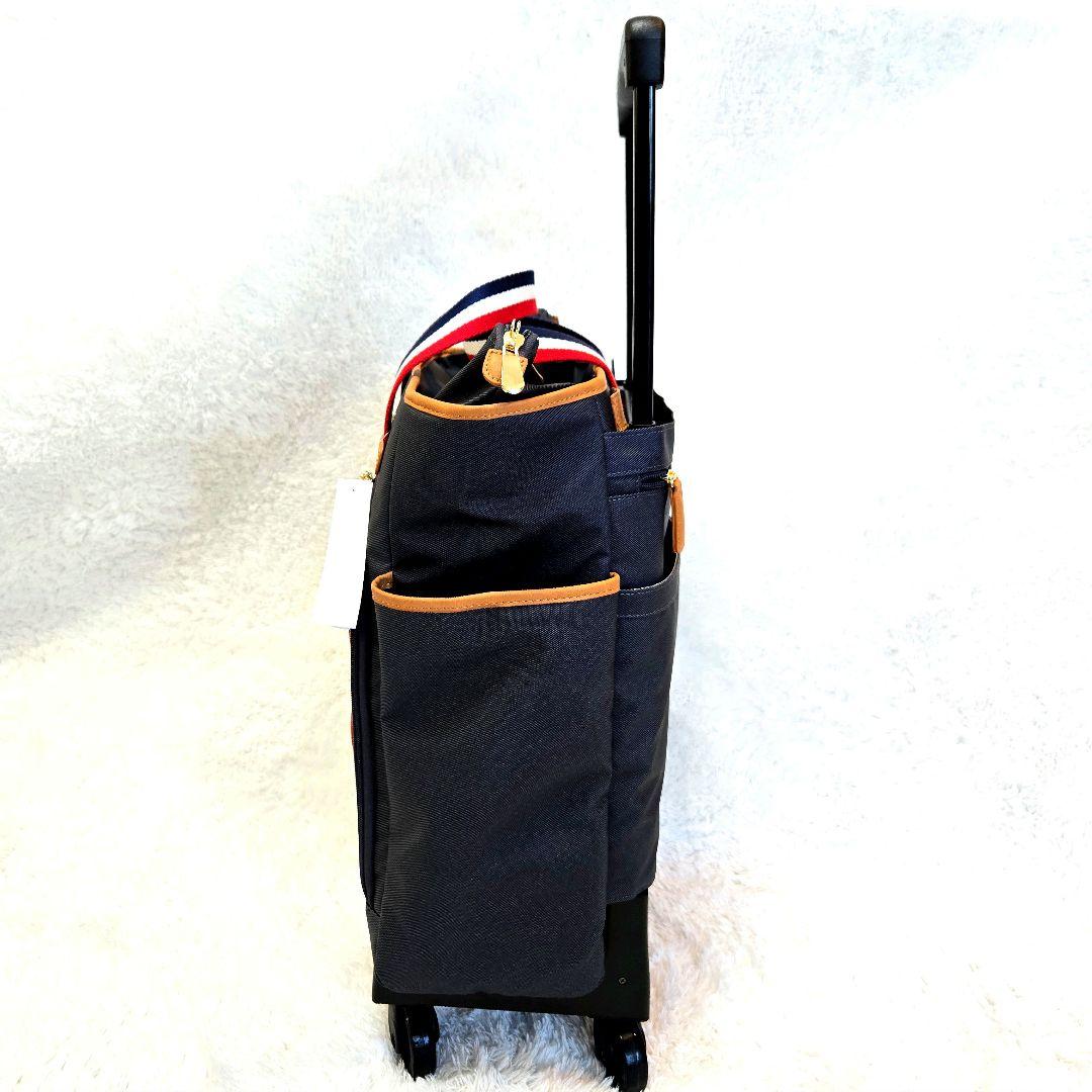 限定値下☆新品 スワニー トリコロール トートキャリーバッグ ネイビー 旅行