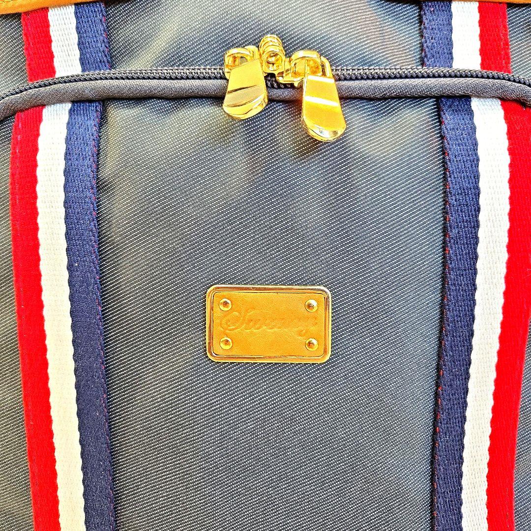 限定値下☆新品 スワニー トリコロール トートキャリーバッグ ネイビー 旅行