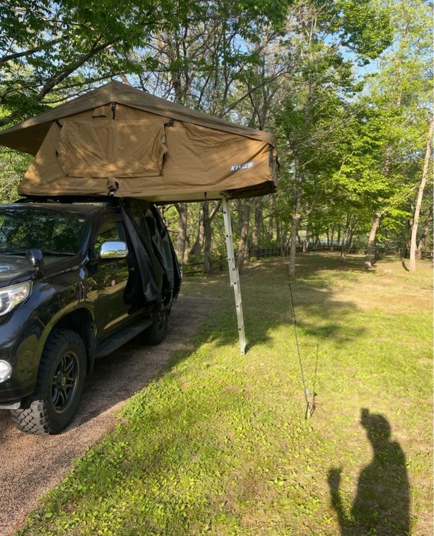 アドベンチャーキングスルーフトップテント 別料金THULEルーフレール4本セット