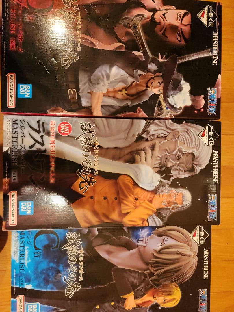 ワンピース 一番くじ　レイリ―　ミホーク　サンジ