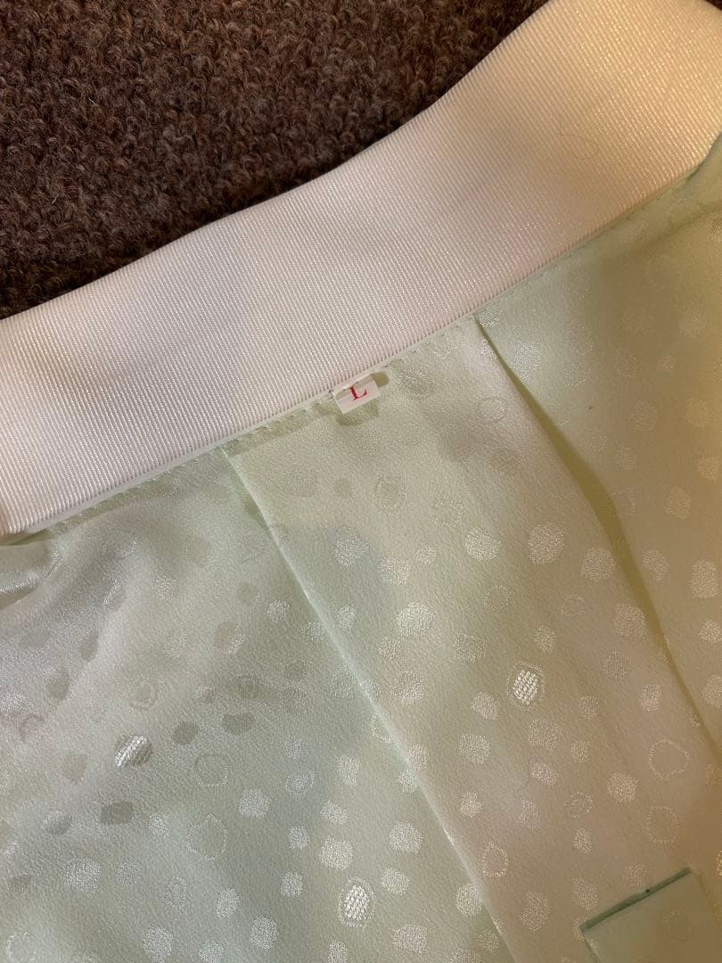 紙人形　シルック長襦袢 日本製　Lサイズ