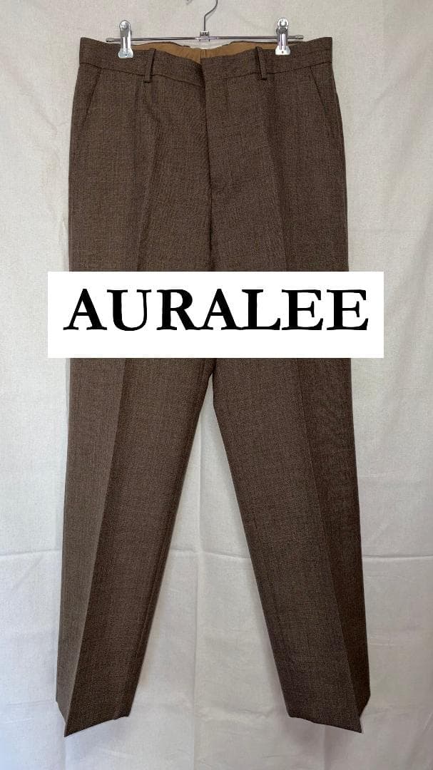 【20AW美品】AURALEE Bluefaced Wool Slacks