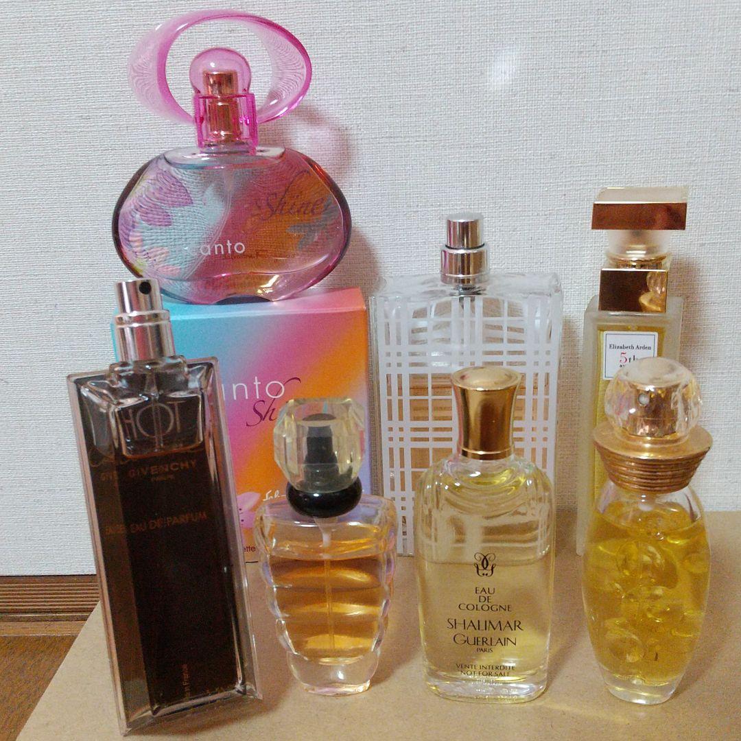 香水まとめ売り ゲラン ドルチェ ランコム ジバンシイ バーバリー 他 ７本