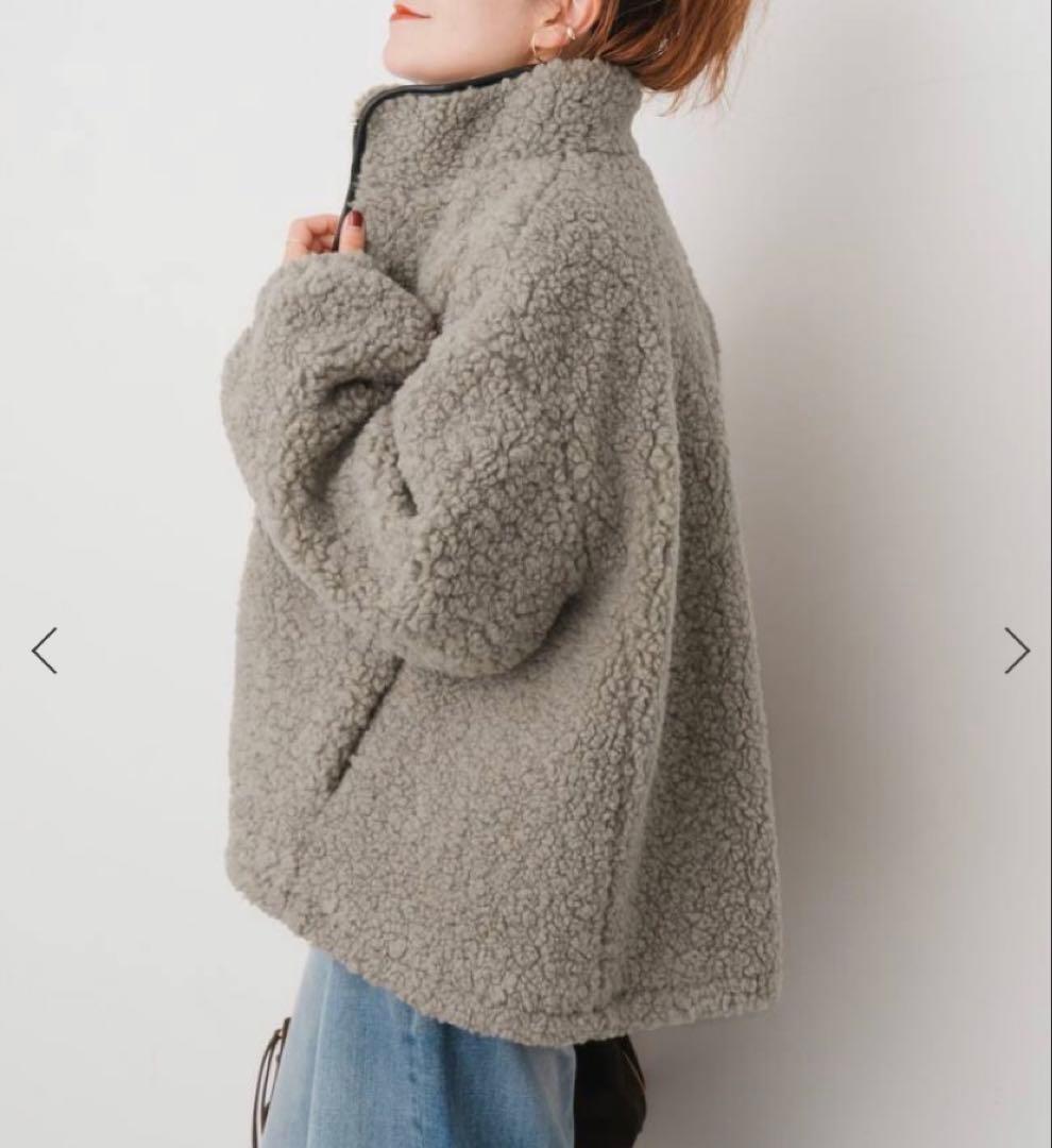 Spick &Span ジップボアブルゾン　サイズ36