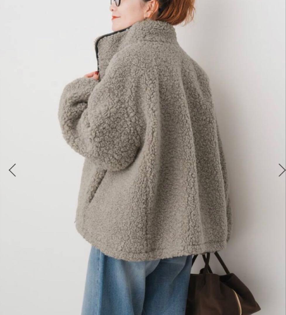 Spick &Span ジップボアブルゾン　サイズ36