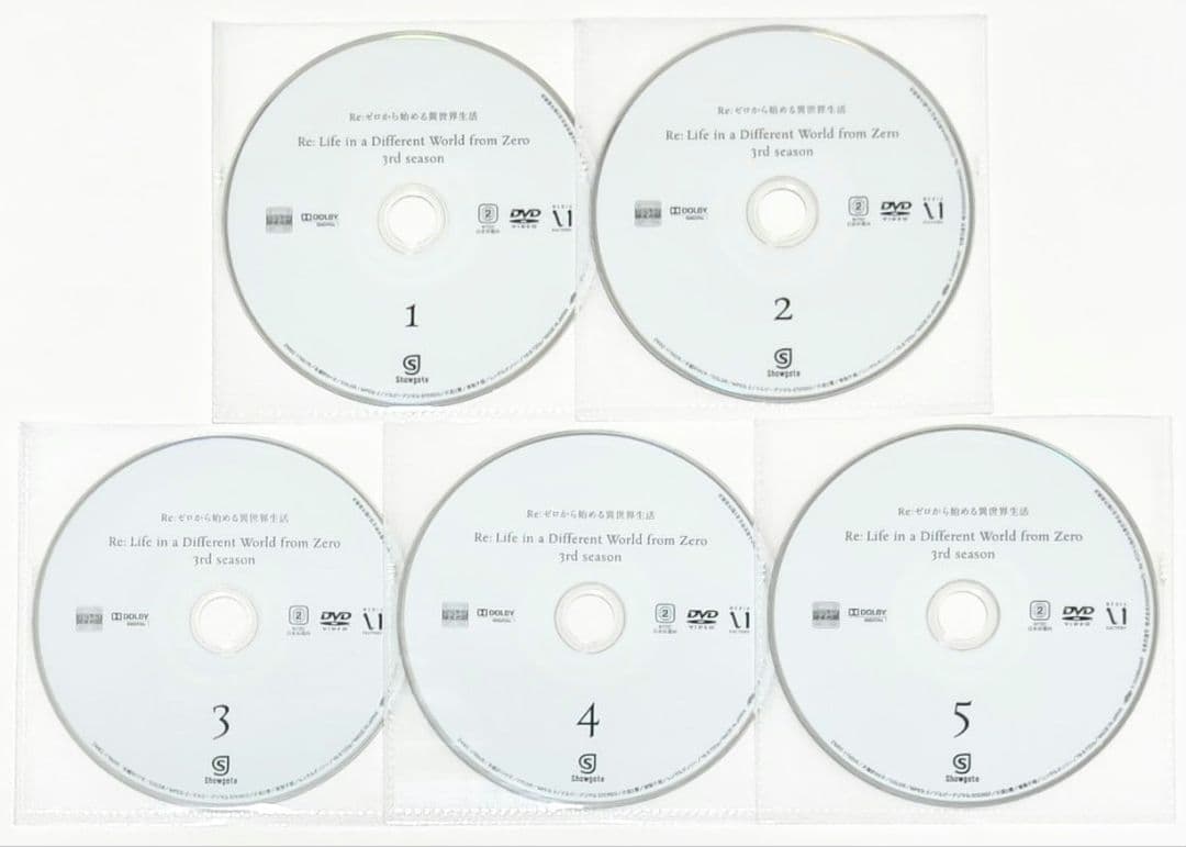 Re：ゼロから始める異世界生活 3rd シーズン DVD 全巻 セット アニメ