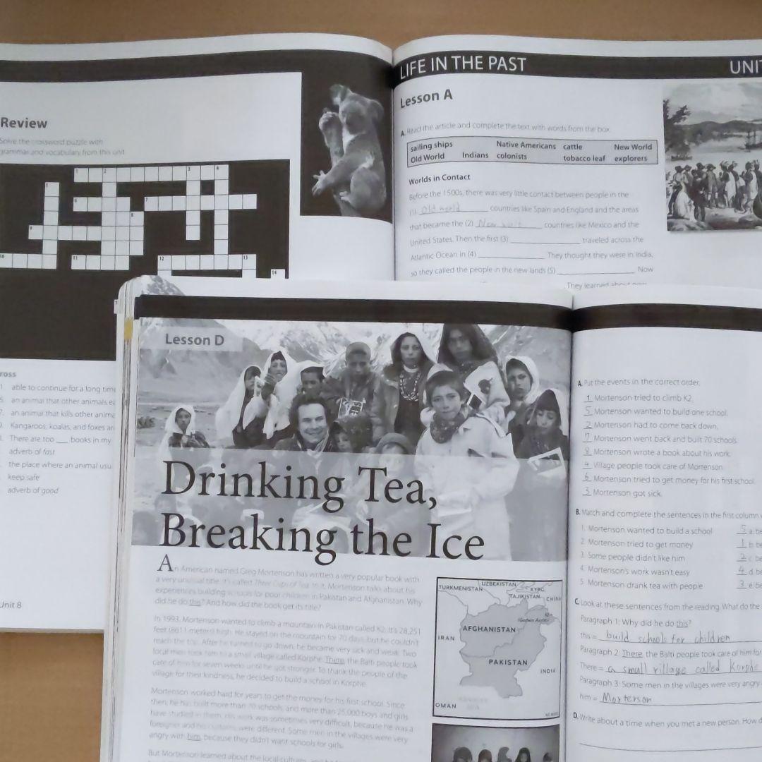 ②World English 2A 2B　ナショナル ジオ グラフィック　目次