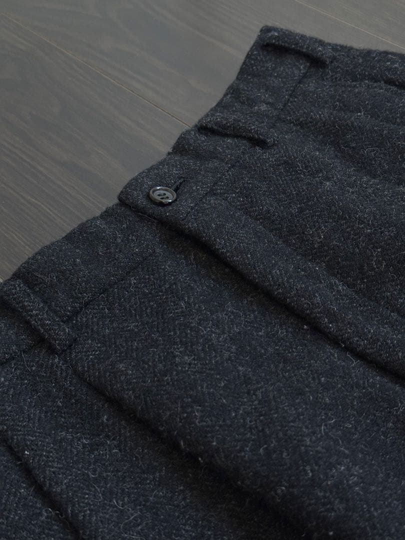 80s コムデギャルソン　オム　ドゥ　ウール　ツイード　メルトン　　スラックス