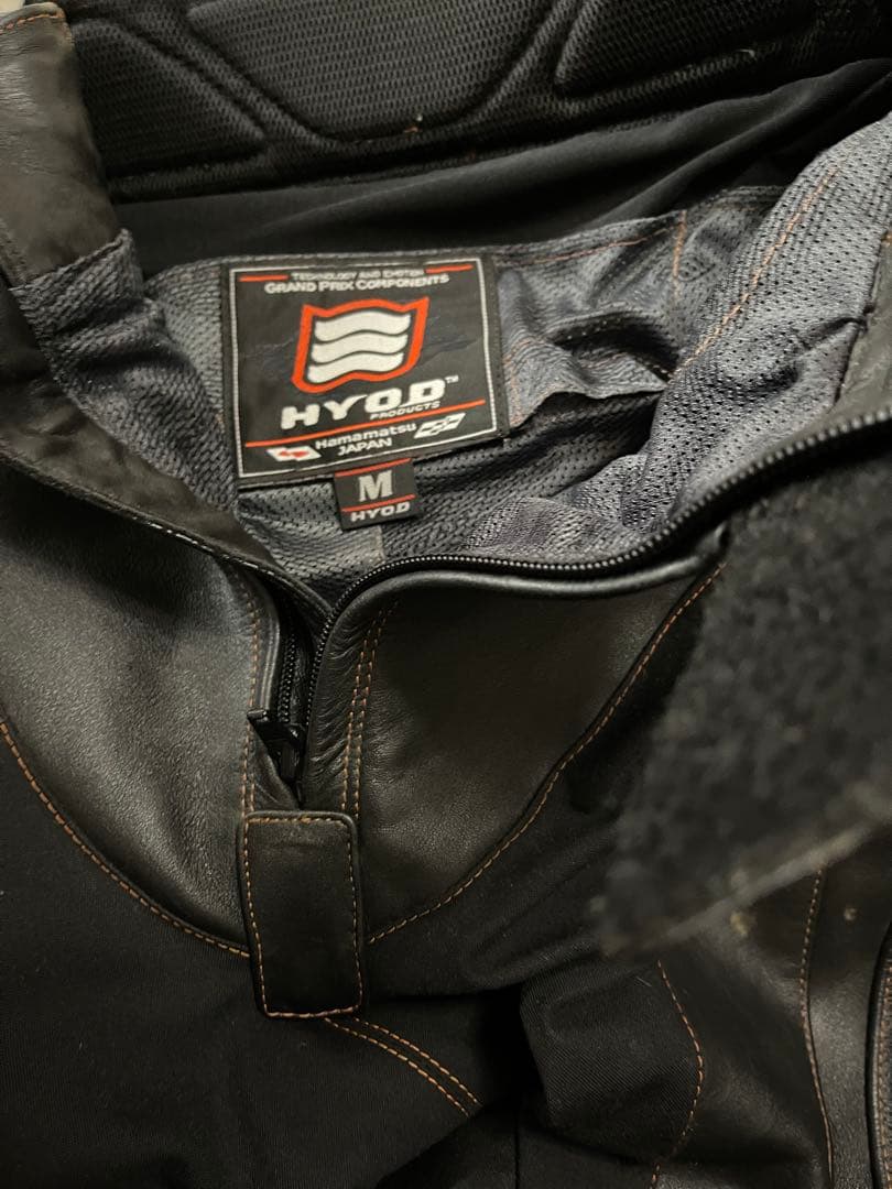 hyodoレザージャケット・ブーツアウトパンツ　サイズＭ