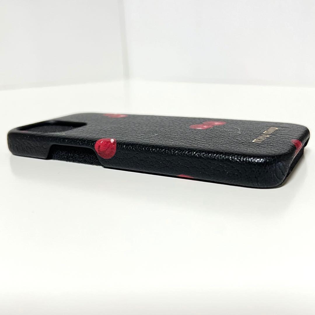 ☆【未使用品】miu miu ミュウミュウ iPhone12 mini ケース