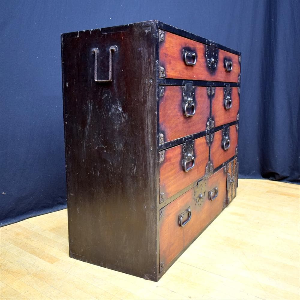 古民具　民芸家具　時代箪笥　整理箪笥　箪笥　たんす　タンス　チェスト　レトロ