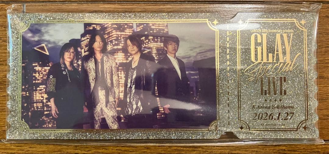 ローソン GLAY Special LIVE Kアリーナ 記念アクリルブロック