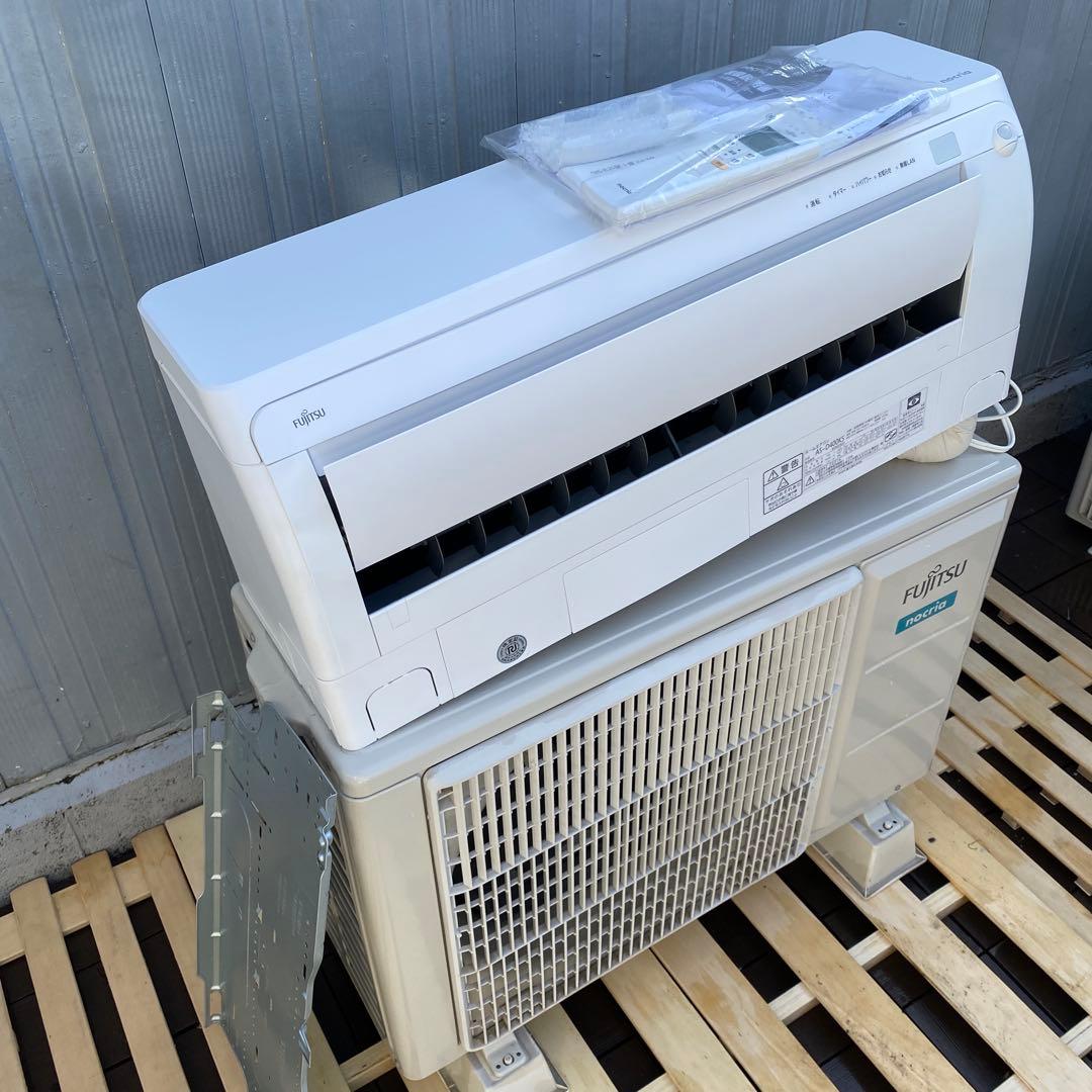 美品 富士通 2021年製 ノクリア ルームエアコン 主14畳 無線LAN内蔵